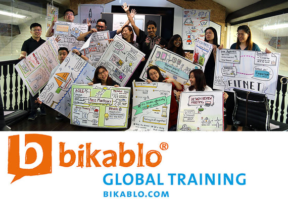 Visual Facilitation Bikablo Basics Training in Singapore ONLINE- (8 & 9 July 2020) - No drawing skills needed